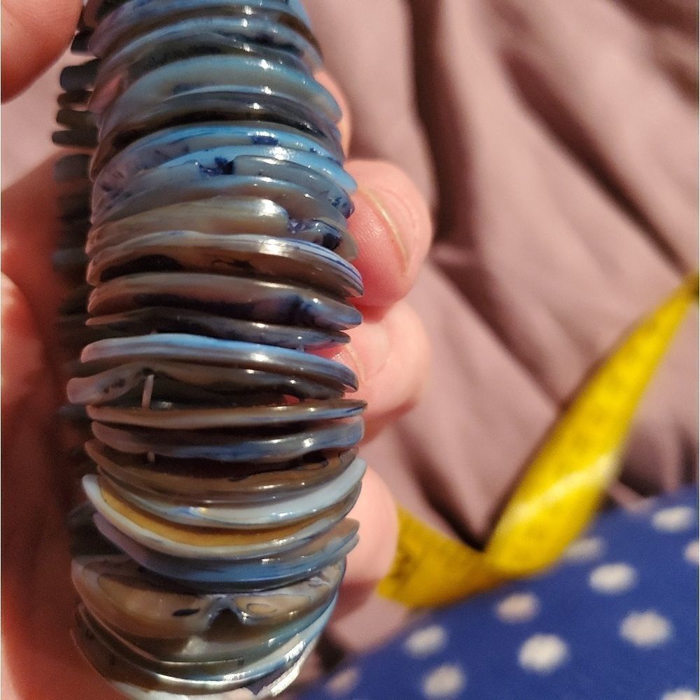Blue Shell Bracelet‎ - Picture 3 of 6